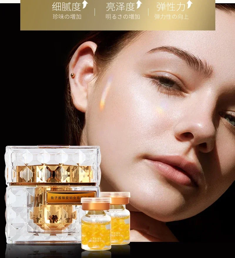 Luxury Skincare Cream - プラチナレアラグジュアリーキャビアケアセット フェイシャルクリーム ハリ・弾力アップ しわ改善 保湿・修復 栄養補給