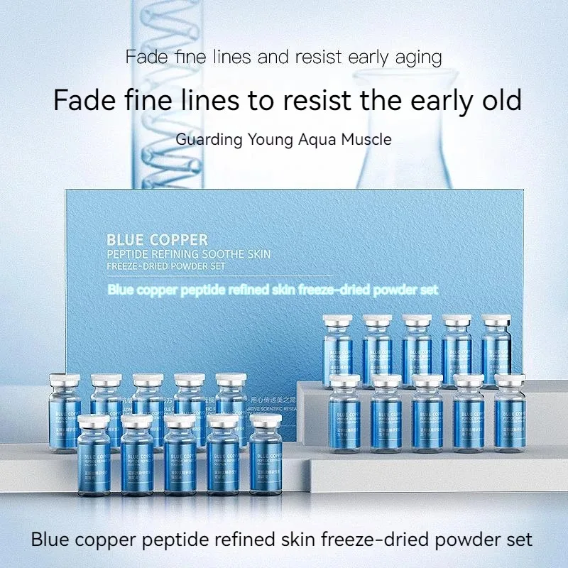 Oligopeptide Wrinkle - 青銅ペプチド凍結乾燥パウダーセットオリゴペプチド抗しわエッセンス毛穴縮小ニキビ治療スキンケア血清 20 個