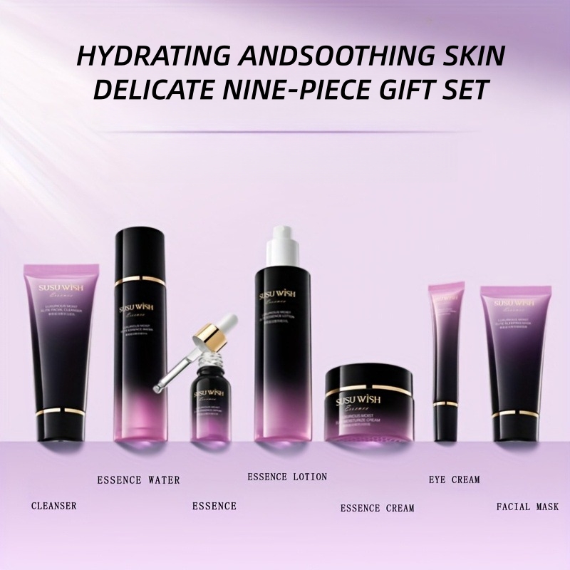 贅沢で上品な9点保湿エッセンスセット、クレンジングミルク、エ - Luxury Skincare Essence のレビューと価格