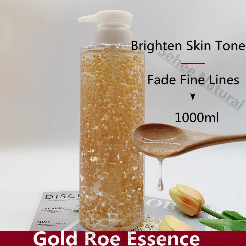 1000ml ゴールドロエエッセンス 保湿 ブライトニング  - Luxury Skincare Essence のレビューと価格