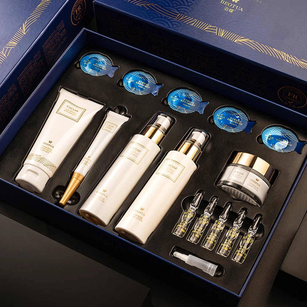 15点入りキャビアスキンケアセット フェイスセラムセット 顔 - Oligopeptide Wrinkle のレビューと価格